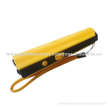 Stun gun with strong flashlight, high-voltage electric shock
